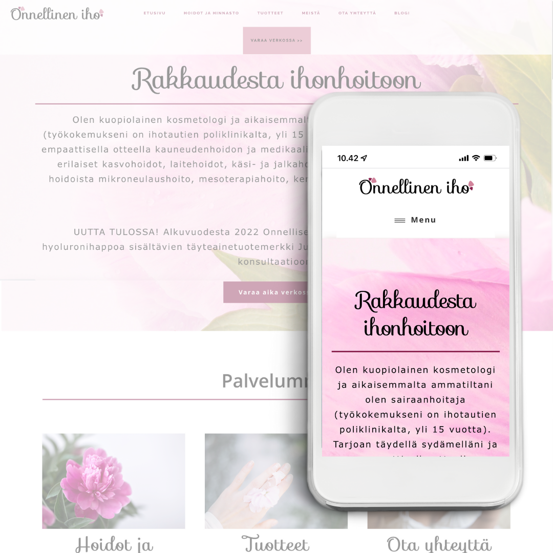 Onnellisen ihon verkkosivut