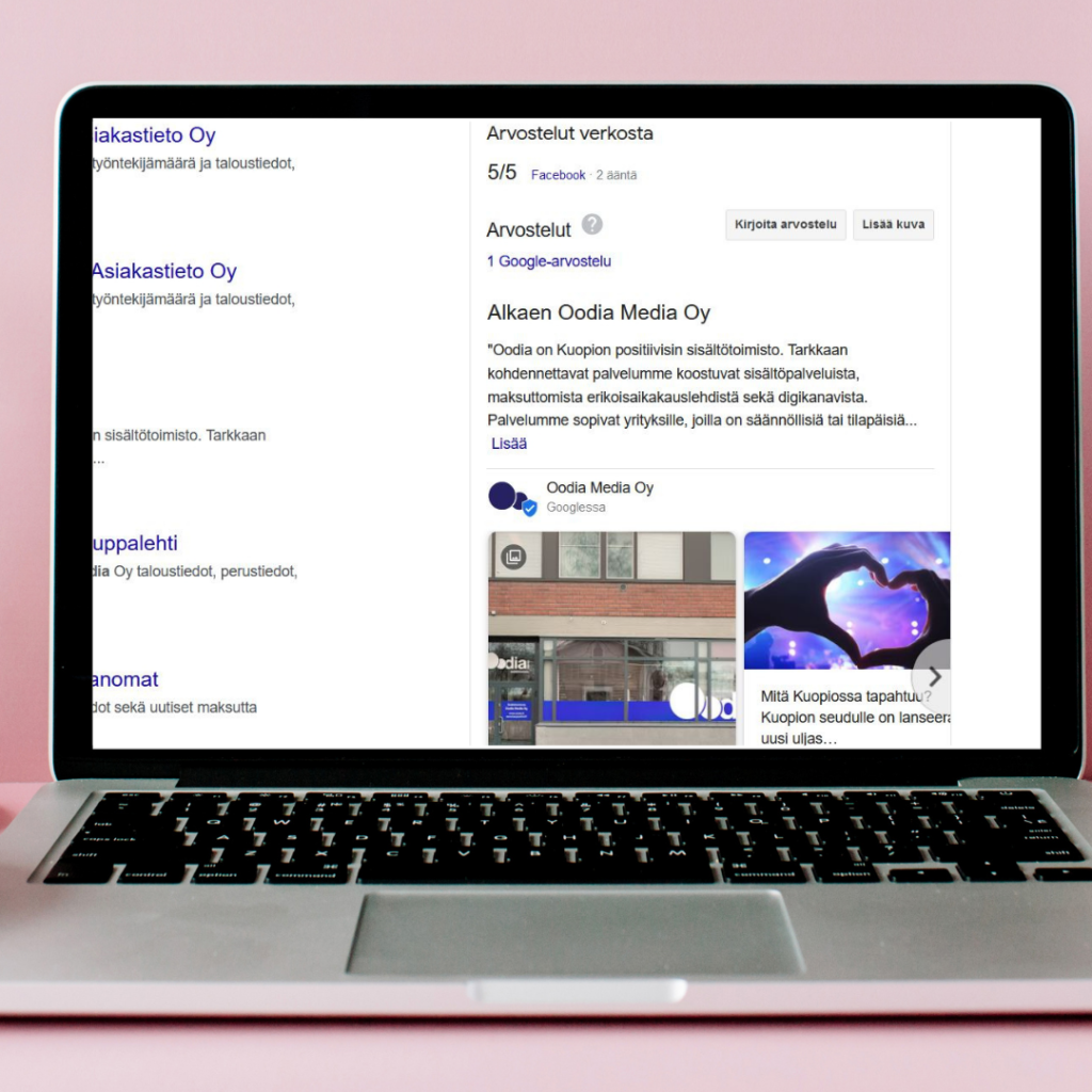 Oodia Median Google Business Profile